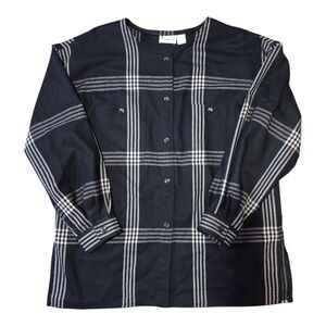 Vintage Weathervane Button Up Women's Size 14 Top. Pure Wool.